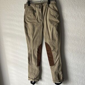 Kids Tan Riding Pants